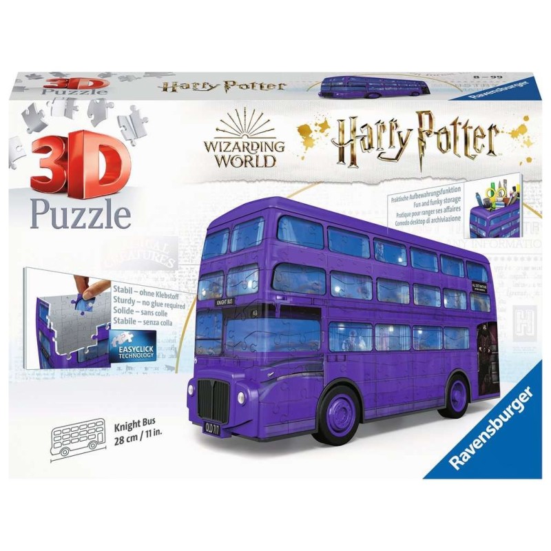 PUZZLE 3D 216 PZAS AUTOBUS HARRY POTTER - RAVENSBURGER 11158