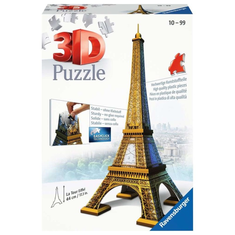 PUZZLE 3D 216 PZAS TORRE EIFFEL - RAVENSBURGER 12556