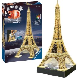 PUZZLE 3D 216 PZAS TORRE EIFFEL NIGHT EDITION - RAVENSBURGER 12579