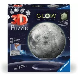 PUZZLE 3D 72 PZAS GLOBO LUNAR CON LUZ  - RAVENSBURGER 11586