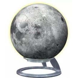 PUZZLE 3D 72 PZAS GLOBO LUNAR CON LUZ  - RAVENSBURGER 11586