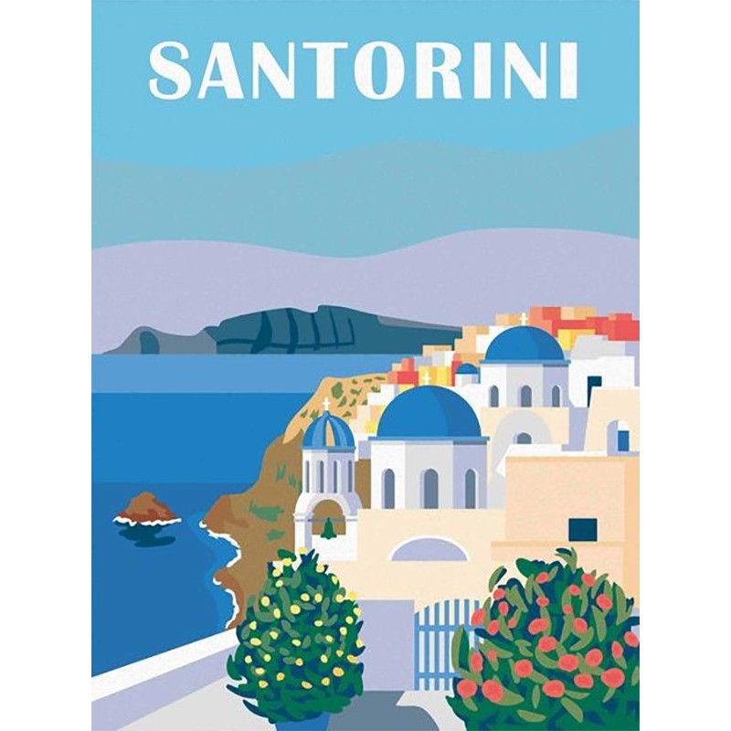 CREART SANTORINI (KIT PARA PINTAR CON NUMEROS) RAVENSBURGER 23906