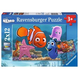 PUZZLES BUSCANDO A NEMO 2X12 PIEZAS - RAVENSBURGER 07556