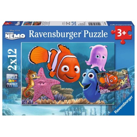 PUZZLES BUSCANDO A NEMO 2X12 PIEZAS - RAVENSBURGER 07556