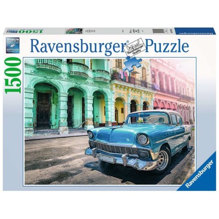 PUZZLE 1500 PZAS COCHES DE CUBA (80x60cms) RAVENSBURGER 12000722