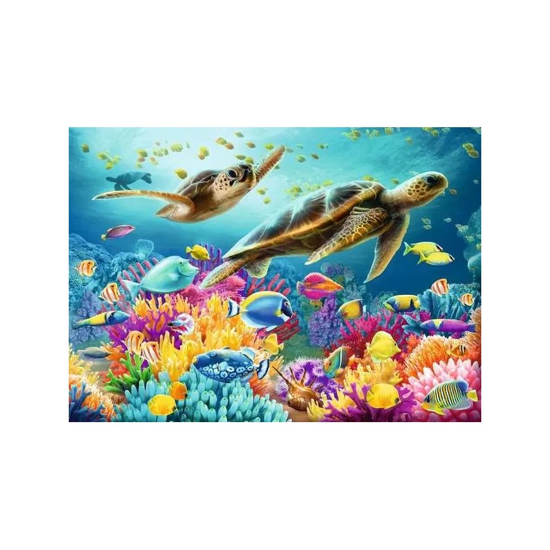 PUZZLE 1000 PZAS MUNDO SUBMARINO AZUL (50x70cms) RAVENSBURGER 12000577