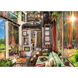 PUZZLE 1000 PZAS CASITA EN EL BOSQUE (50x70cms) RAVENSBURGER 12000634