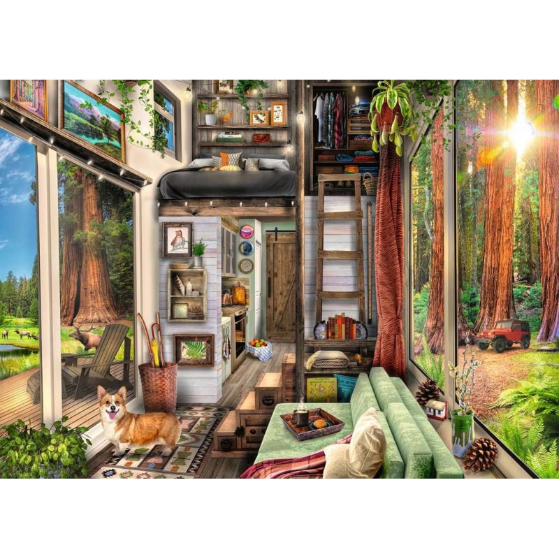 PUZZLE 1000 PZAS CASITA EN EL BOSQUE (50x70cms) RAVENSBURGER 12000634