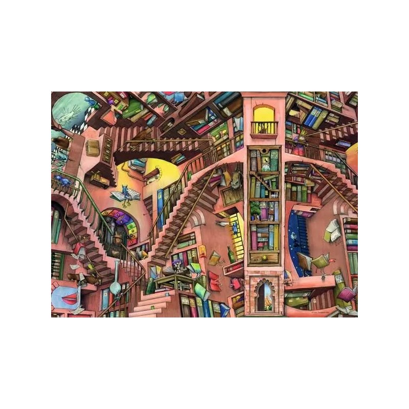 PUZZLE 500 PZAS LUDICRUS LIBRARY (49x36cms) RAVENSBURGER 12000681