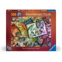 PUZZLE 500 PZAS MESA DE ARQUEOLOGO (49x36cms) RAVENSBURGER 12000699