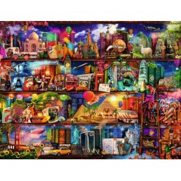 PUZZLE 2000 PZAS MUNDO DE LOS LIBROS (98x75 cms) - RAVENSBURGER 16685