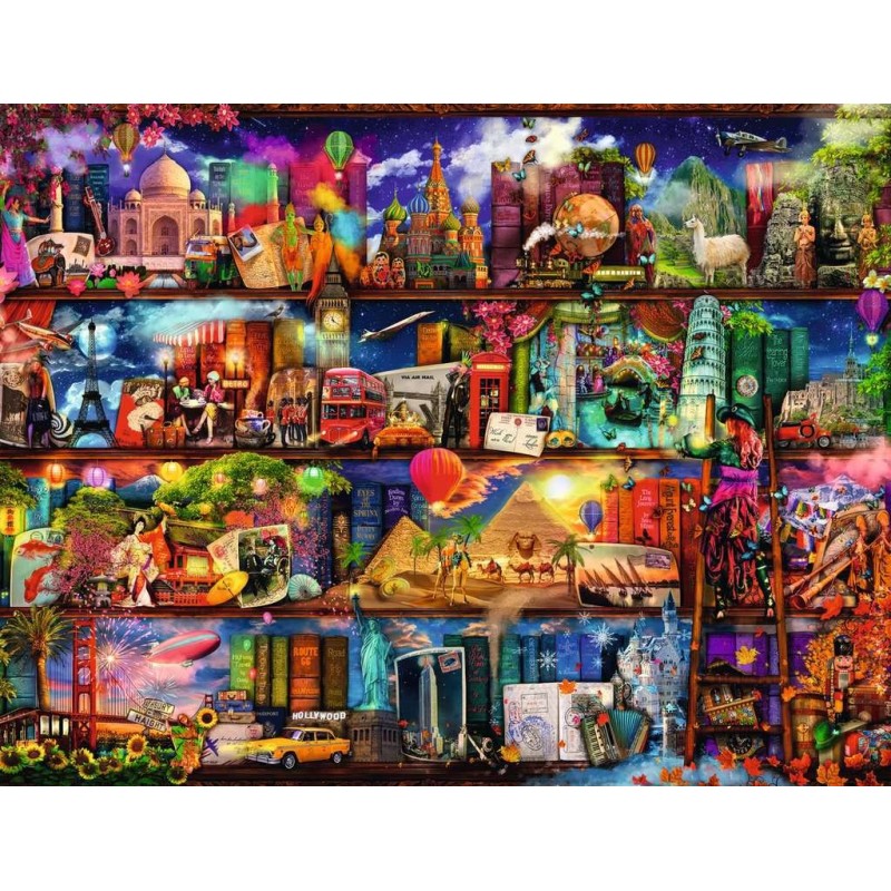 PUZZLE 2000 PZAS MUNDO DE LOS LIBROS (98x75 cms) - RAVENSBURGER 16685