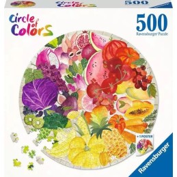 PUZZLE 500 PZAS CIRCULO DE FRUTAS Y VERDURAS