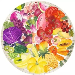 PUZZLE 500 PZAS CIRCULO DE FRUTAS Y VERDURAS