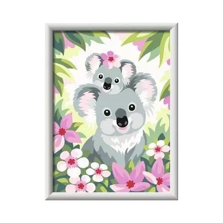 CREART KOALAS ADORABLES (KIT PARA PINTAR CON NUMEROS) RAVENSBURGER 20050