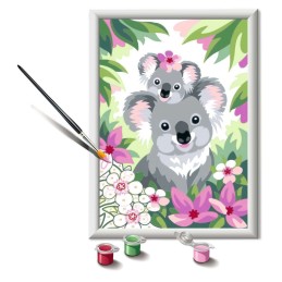 CREART KOALAS ADORABLES (KIT PARA PINTAR CON NUMEROS) RAVENSBURGER 20050