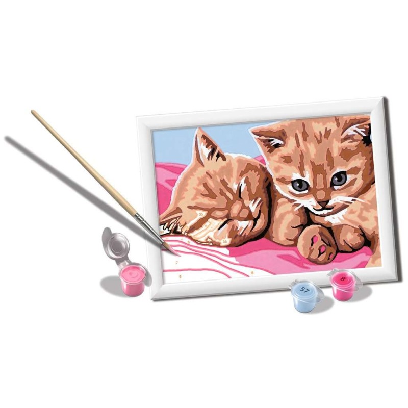 CREART GATITOS - LAMINA PARA COLOREAR  13 X 18 CMS RAVENSBURGER 23562