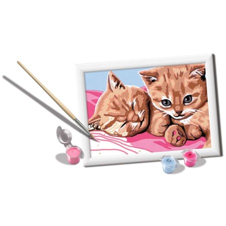 CREART GATITOS - LAMINA PARA COLOREAR  13 X 18 CMS RAVENSBURGER 23562