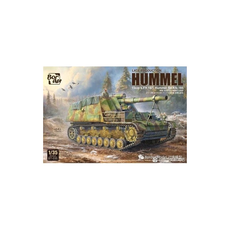 CAÑON AUTOPROPULSADO Sd.Kfz. 165 Hummel (Late) -Escala 1/35- Border Model BT-035