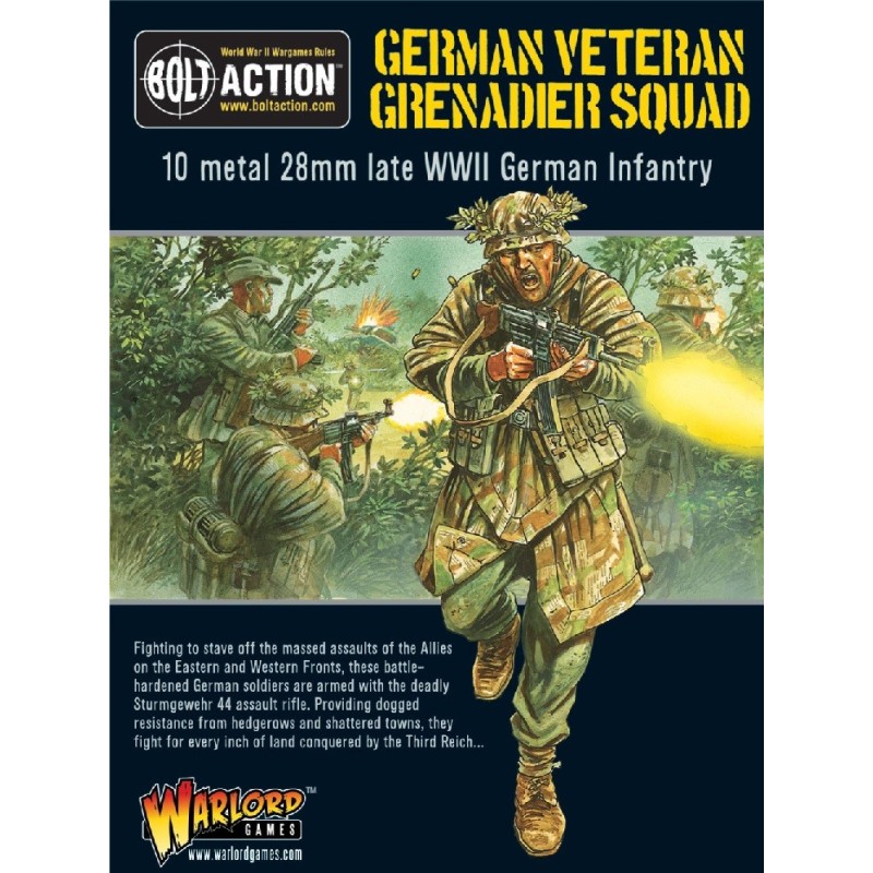 ESCUADRA INFANTERIA ALEMANA (GRANADEROS) -Escala 1/56- Warlord Games WGB-WM-06