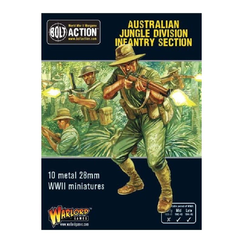 SECCION INFANTERIA AUSTRALIANA -Escala 1/56- Warlord Games 402215001