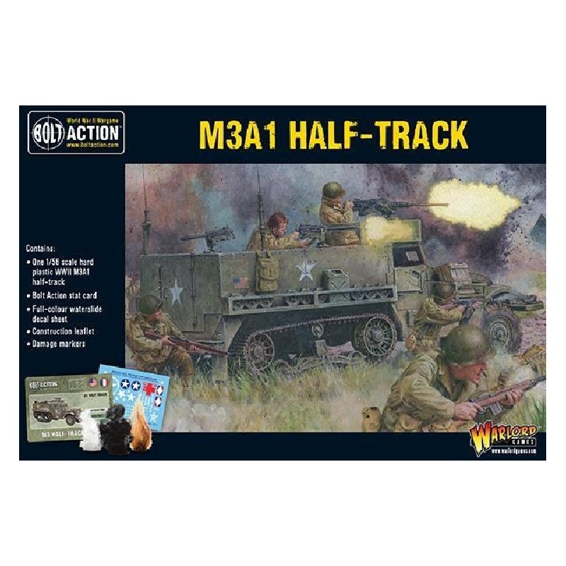 SEMIORUGA M-3A1 U.S. Halftrack -Escala 1/56- Warlord Games 402013010