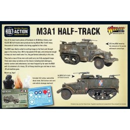 SEMIORUGA M-3A1 U.S. Halftrack -Escala 1/56- Warlord Games 402013010