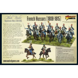 CABALLERIA HUSARES FRANCESES -Escala 1/56- Warlor Games 302012002