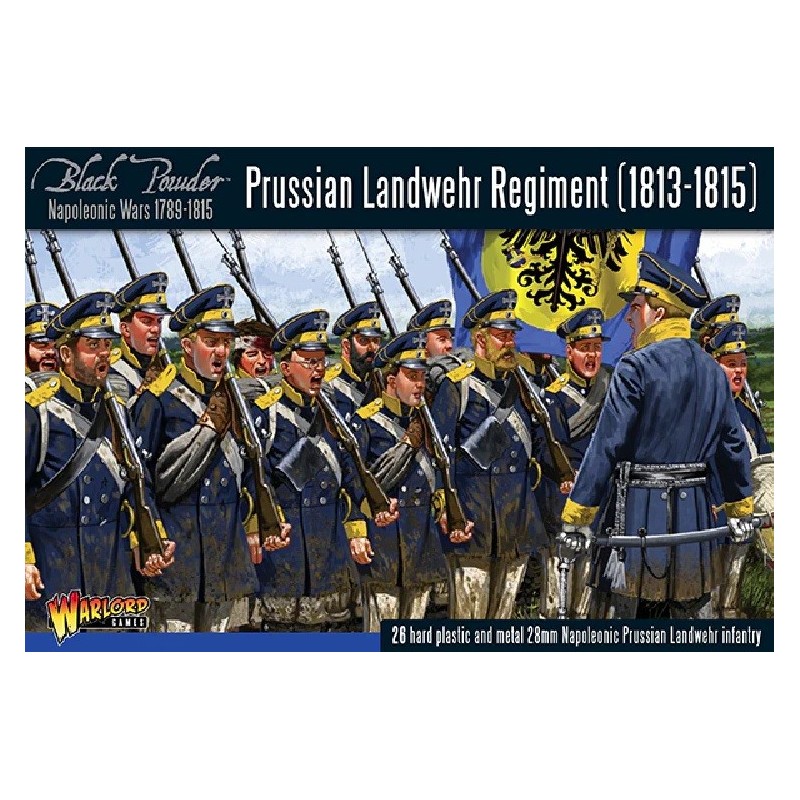 INFANTERIA REGIMIENTO LANDWEHR (1813 - 1815) -Escala 1/56- Warlord Games 302012501