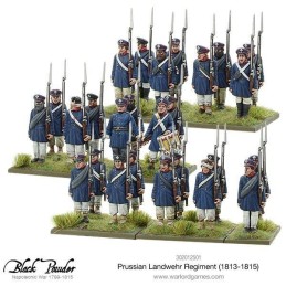 INFANTERIA REGIMIENTO LANDWEHR (1813 - 1815) -Escala 1/56- Warlord Games 302012501