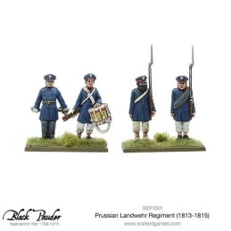 INFANTERIA REGIMIENTO LANDWEHR (1813 - 1815) -Escala 1/56- Warlord Games 302012501