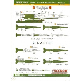 MISIL ANTIAEREO NIKE HERCULES MIM-14 -Escala 1/35- Freedom Model Kit 15106