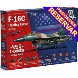 War Thunder Series: LOCKHEED - MARTIN F-16 C Fighting Falcon -Escala 1/48- Italeri 35105