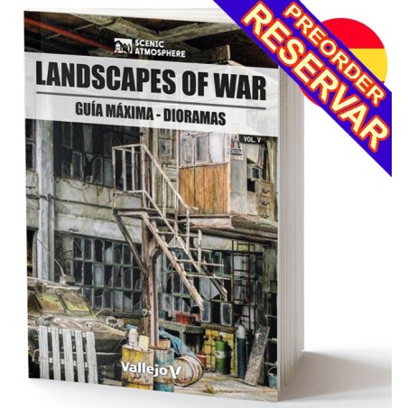 LIBRO: LANDSCAPES OF WAR Vol. 5 Castellano - Acrylicos Vallejo 75072