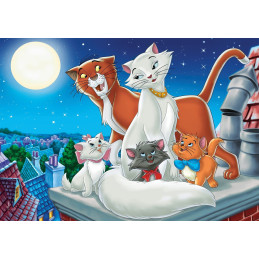 PUZZLE 2 x 20 pzas LOS ARISTOGATOS & LA DAMA Y EL VAGABUNDO -Clementoni 24764