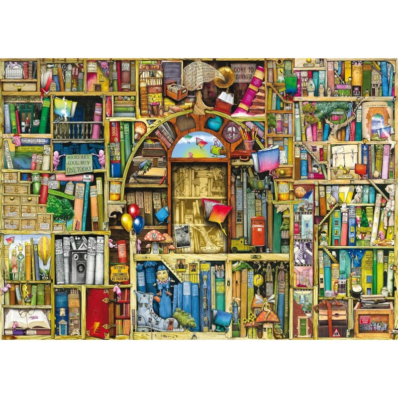 PUZZLE 1000 PZS THE BIZARRE BOOKSHOP (70 X 50 CMS) RAVENSBURGER 12000300