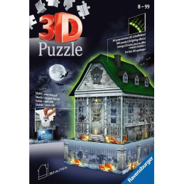 PUZZLE 3D 216 pzas. CASA DEL TERROR - Night Edition RAVENSBURGER 11254