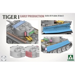 CARRO DE COMBATE SD.KFZ. 181 TIGER I E (Early) -Escala 1/35- Takom 2196