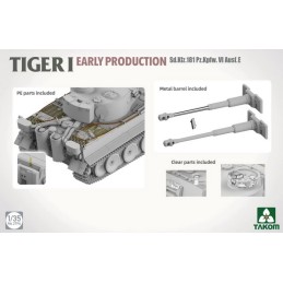 CARRO DE COMBATE SD.KFZ. 181 TIGER I E (Early) -Escala 1/35- Takom 2196