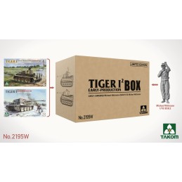 SET 2 x TIGER I (Early) -Escala 1/35- & M. Wittmann -Escala 1/16- Takom 2195W