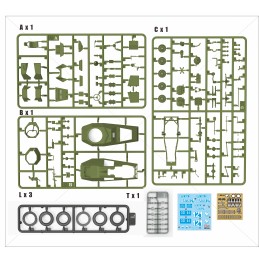 VEHICULO BLINDADO BA-64 B (Interiores) -Escala 1/35- LANMO Model MM35003