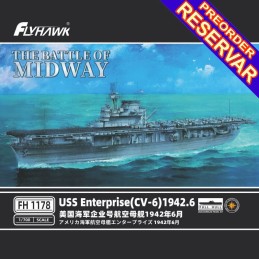 PORTAAVIONES U.S.S. Enterprise CV-6 (1942) -Escala 1/700- FlyHawk 1178