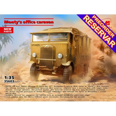 CAMION BRITANICO LEYLAND RETRIEVER GENERAL SERVICE "MOTGOMERY" -Escala 1/35 - ICM 35603