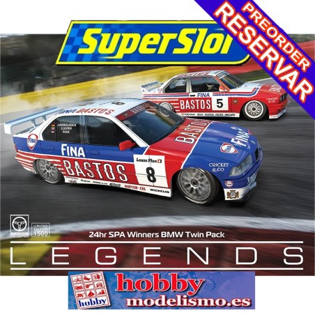 PACK 2 COCHES SPA 24H BMW GANADORES - SUPERSLOT H4587