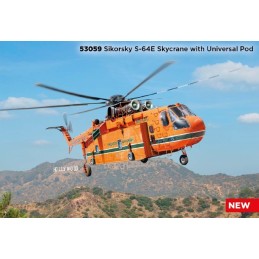 SIKORSKY S-64 E SKYCRANE & CONTENEDOR UNIVERSAL -Escala 1/35- ICM 53059