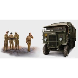 CAMION LEYLAND RETRIEVER GENERAL SERVICE "MOTGOMERY" & OFICIALES BRITANICOS -Escala 1/35 - ICM 35604