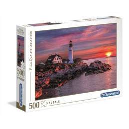 PUZZLE 500 pzs PORTLAND HEAD LIGHT (490 x 360 mm) - Clementoni 35049