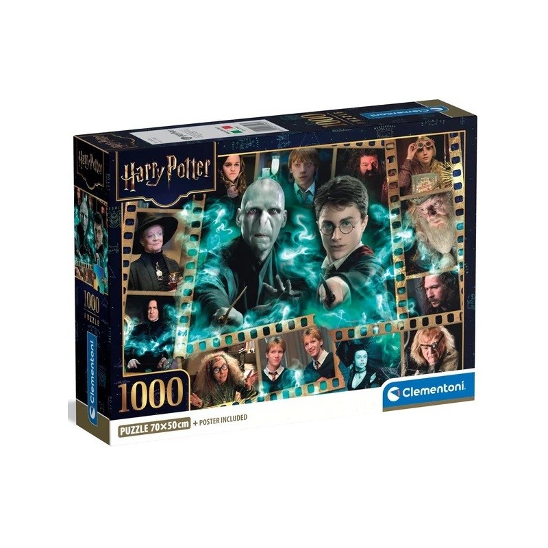 PUZZLE 1000 Pzas HARRY POTTER (500 x 700 mm) - CLEMENTONI 37048