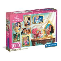 PUZZLE 1000 Pzas PRINCESAS DISNEY (500 x 700 mm) - CLEMENTONI 37046