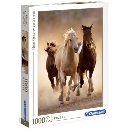 PUZZLE 1000 PZS CABALLOS  (50 X 70 CMS) - CLEMENTONI 39168